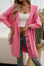 Load image into Gallery viewer, Devine Button Up Long Sleeve Hooded Cardigan