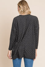 Load image into Gallery viewer, BOMBOM Checkered Long Sleeve V-Neck T-Shirt