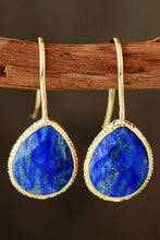 Load image into Gallery viewer, Handmade Natural Stone Teardrop Earrings