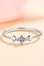 Load image into Gallery viewer, Adored Moissanite Heart 925 Sterling Silver Ring
