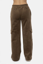 Load image into Gallery viewer, Mono B Elastic Waist Corduroy Cargo Pants