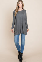 Load image into Gallery viewer, BOMBOM Round Neck Long Sleeve Oversized Top