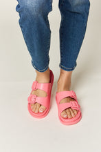Load image into Gallery viewer, Legend Double Buckle Open Toe Sandals