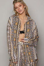 Load image into Gallery viewer, POL Long Sleeve Button Down Printed Shirt