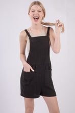 Load image into Gallery viewer, VERY J Sleeveless Double Gauze Overalls with Pockets