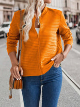 Load image into Gallery viewer, Zip Up Long Sleeve Jacket