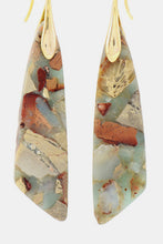 Load image into Gallery viewer, Handmade Natural Stone Dangle Earrings