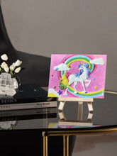 Load image into Gallery viewer, Relief Unicorn 3D Acrylic Painting