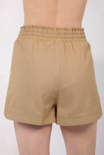 Load image into Gallery viewer, VERY J Drawstring Elastic Waist Linen Shorts