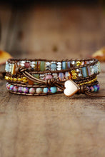 Load image into Gallery viewer, Handmade Crystal Beaded Natural Stone Bracelet