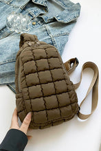 Load image into Gallery viewer, Quilted Nylon Crossbody Bag