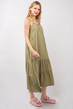 Load image into Gallery viewer, VERY J Ruffled A-Line Midi Cami Dress