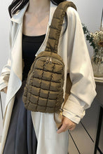 Load image into Gallery viewer, Quilted Nylon Crossbody Bag