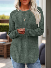 Load image into Gallery viewer, Round Neck Raglan Sleeve T-Shirt