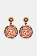 Load image into Gallery viewer, Beaded Boho Style Round Shape Dangle Earrings