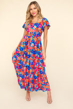 Load image into Gallery viewer, Haptics Floral Maxi Ruffled Dress with Side Pockets