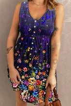 Load image into Gallery viewer, Double Take Scoop Neck Buttoned Sleeveless Magic Dress with Pockets