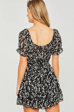 Load image into Gallery viewer, Love Tree Ditsy Floral Short Sleeve Romper