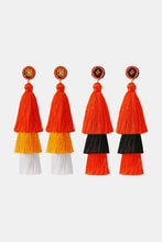 Load image into Gallery viewer, Baeds Detail Triple Layered Tassel Earring