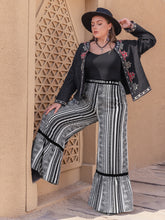 Load image into Gallery viewer, Plus Size Printed Wide Leg Pants