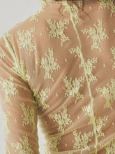 Load image into Gallery viewer, Lace Mock Neck Long Sleeve Blouse