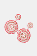 Load image into Gallery viewer, Beaded Boho Style Round Shape Dangle Earrings