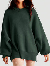 Load image into Gallery viewer, Round Neck Long Sleeve Sweater