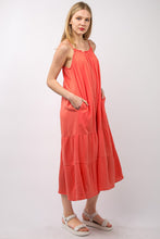 Load image into Gallery viewer, VERY J Ruffled A-Line Midi Cami Dress