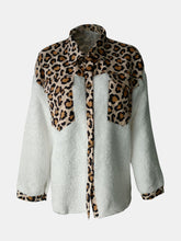 Load image into Gallery viewer, Fuzzy Button Up Long Sleeve Jacket