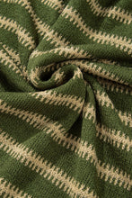 Load image into Gallery viewer, Striped Round Neck Dropped Shoulder Sweater