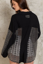 Load image into Gallery viewer, POL Johnny Collar Long Sleeve Lace Blouse