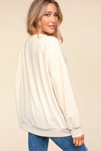 Load image into Gallery viewer, Haptics Full Size Embroidery Pumpkin Long Sleeve Knit Top