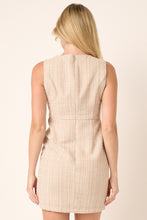 Load image into Gallery viewer, Mittoshop Tweed Sleeveless Mini Dress