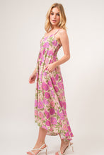 Load image into Gallery viewer, And The Why Floral High-Low Hem Cami Dress