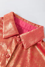 Load image into Gallery viewer, Metallic Sheen Long Sleeve Mini Dress