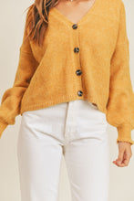Load image into Gallery viewer, MABLE Long Sleeve Button Down Sweater Cardigan