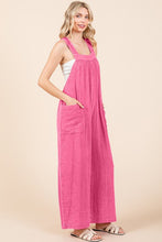 Load image into Gallery viewer, Culture Code Full Size Pocketed Sleeveless Wide Leg Overalls