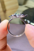 Load image into Gallery viewer, 1 Carat Moissanite Flower Shape Open Ring