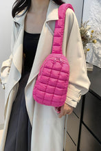 Load image into Gallery viewer, Quilted Nylon Crossbody Bag