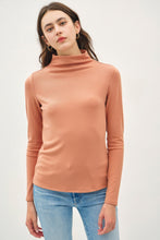 Load image into Gallery viewer, Be Cool Mock Neck Long Sleeve T-Shirt