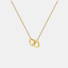 Load image into Gallery viewer, Alloy Double Heart Necklace