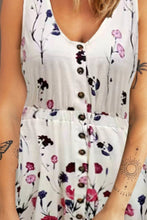 Load image into Gallery viewer, Double Take Scoop Neck Buttoned Sleeveless Magic Dress with Pockets