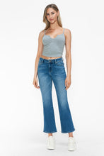Load image into Gallery viewer, bytos Full Size Cat's Whiskers Mid Rise Ankle Jeans