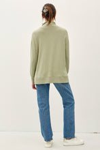 Load image into Gallery viewer, Be Cool Side Slit Mock Neck Long Sleeve Tunic Top