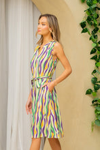 Load image into Gallery viewer, Sew In Love Full Size Stripe Tied Sleeveless Dress with Side Pockets