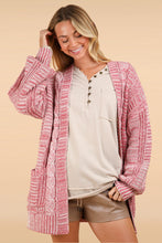 Load image into Gallery viewer, VERY J Cable Knit Open Front Cardigan