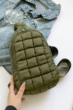 Load image into Gallery viewer, Quilted Nylon Crossbody Bag
