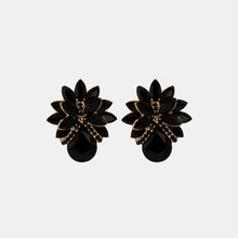 Load image into Gallery viewer, Flower Shape Glass Stone Stud Earrings