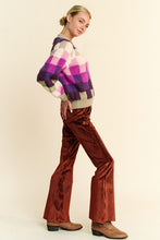 Load image into Gallery viewer, Davi & Dani Elastic Waist Knit Flare Pants