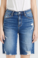 Load image into Gallery viewer, BAYEAS Full Size Super High Rise Denim Bermuda Shorts